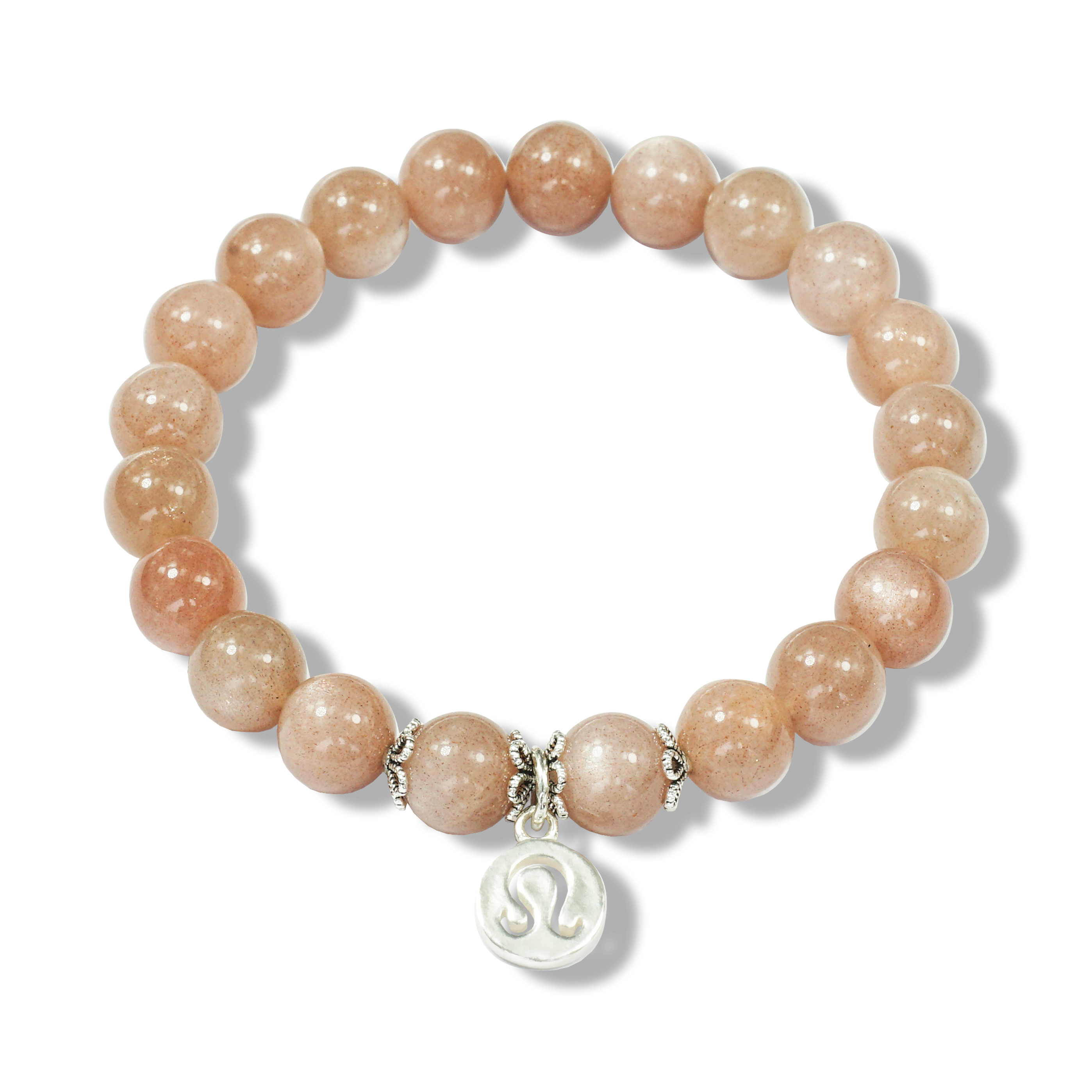 Leo Zodiac Sign Sunstone Gemstone Bracelet - Main Image
