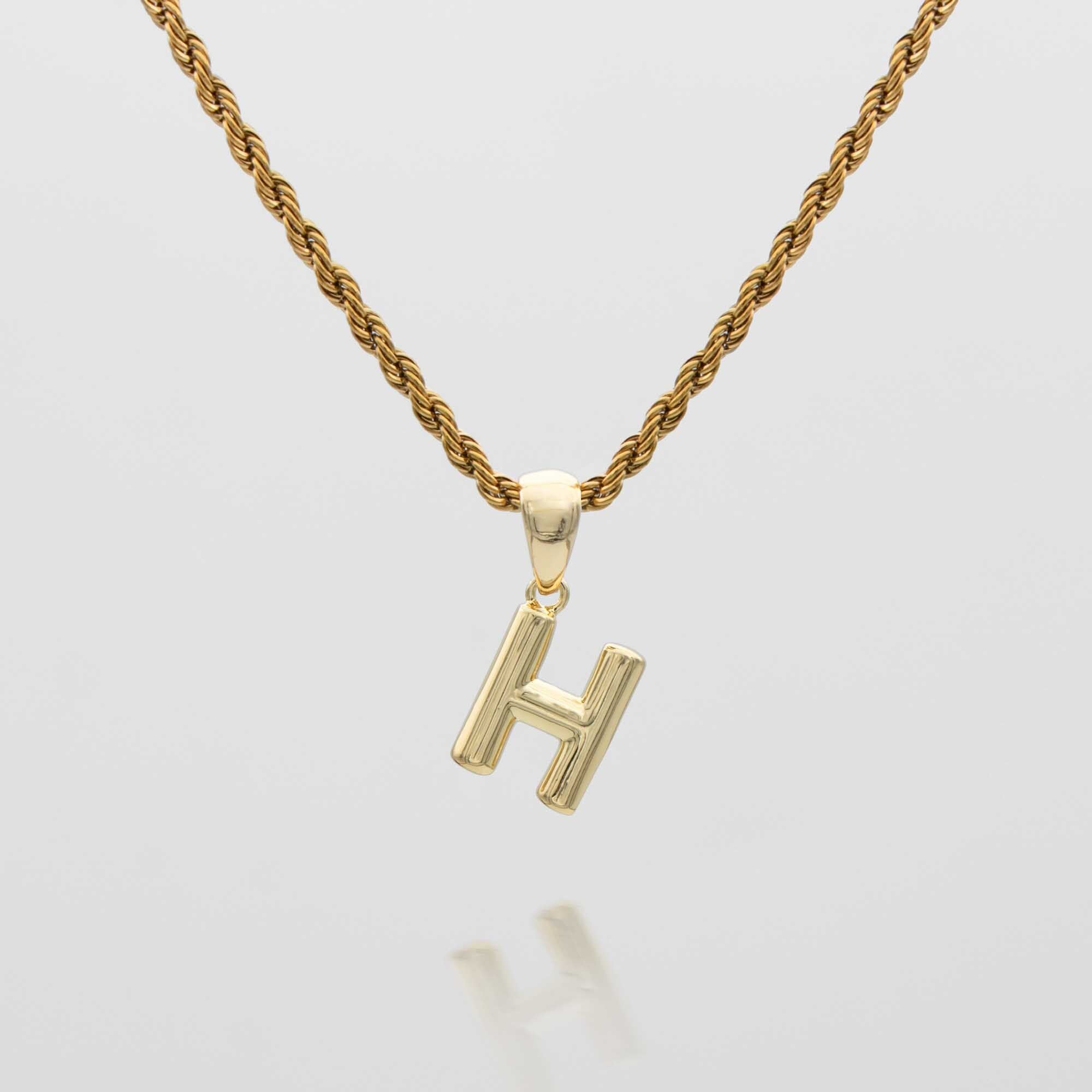 Mini Bubble Initial Necklace