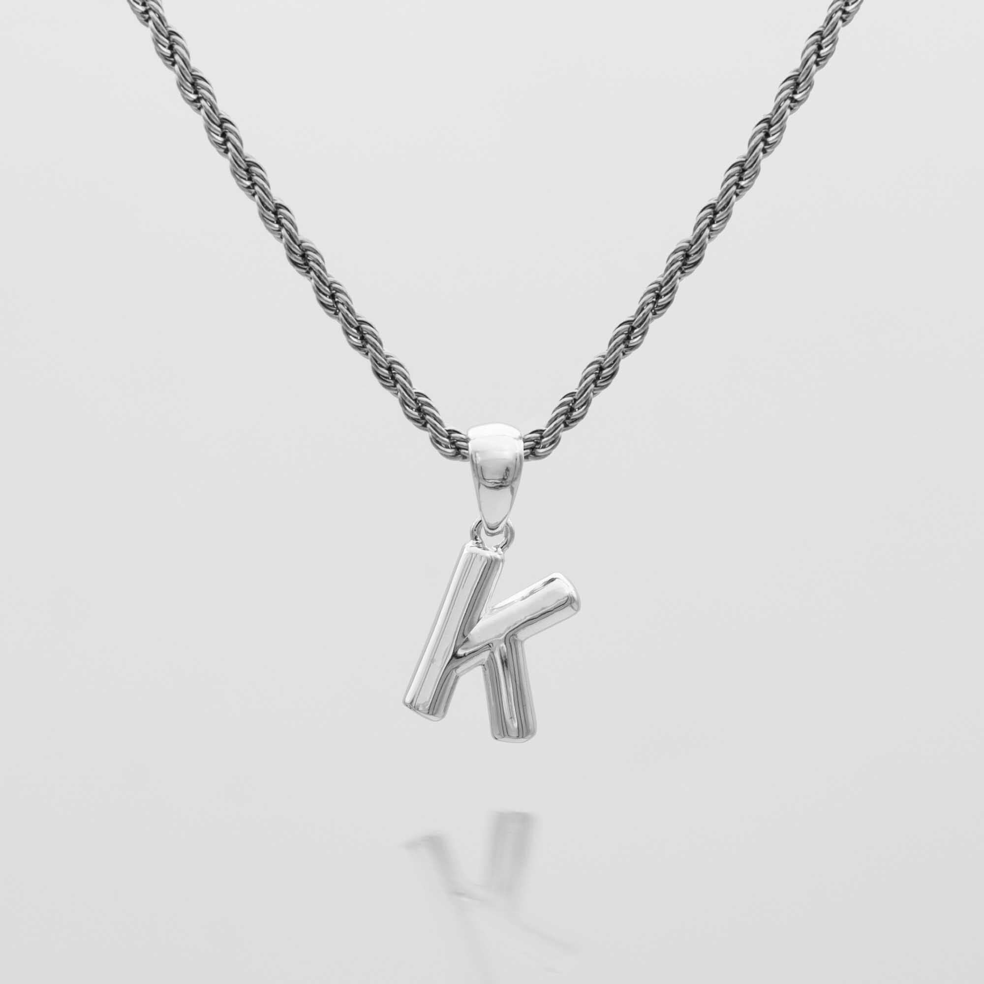Mini Bubble Initial Necklace