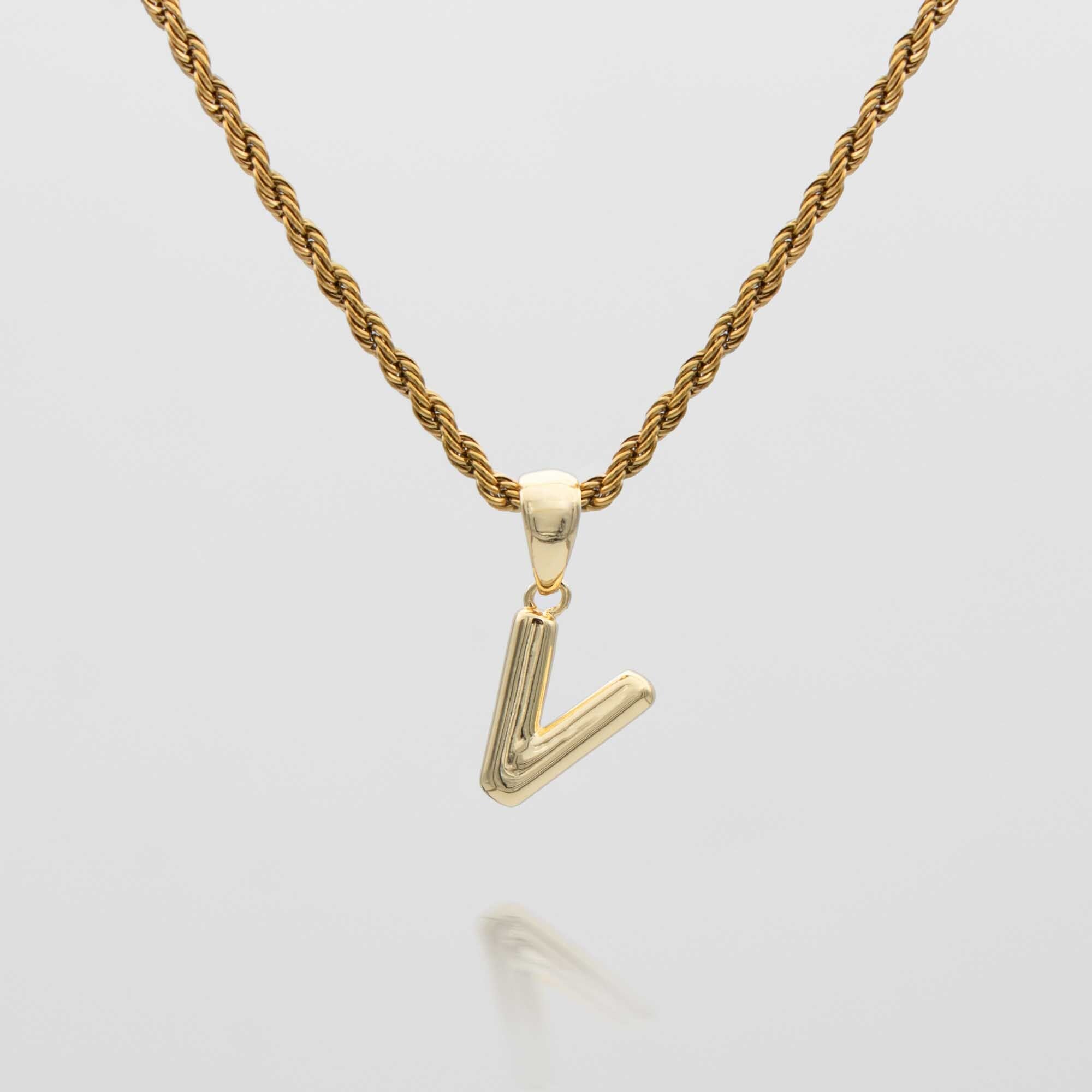 Mini Bubble Initial Necklace