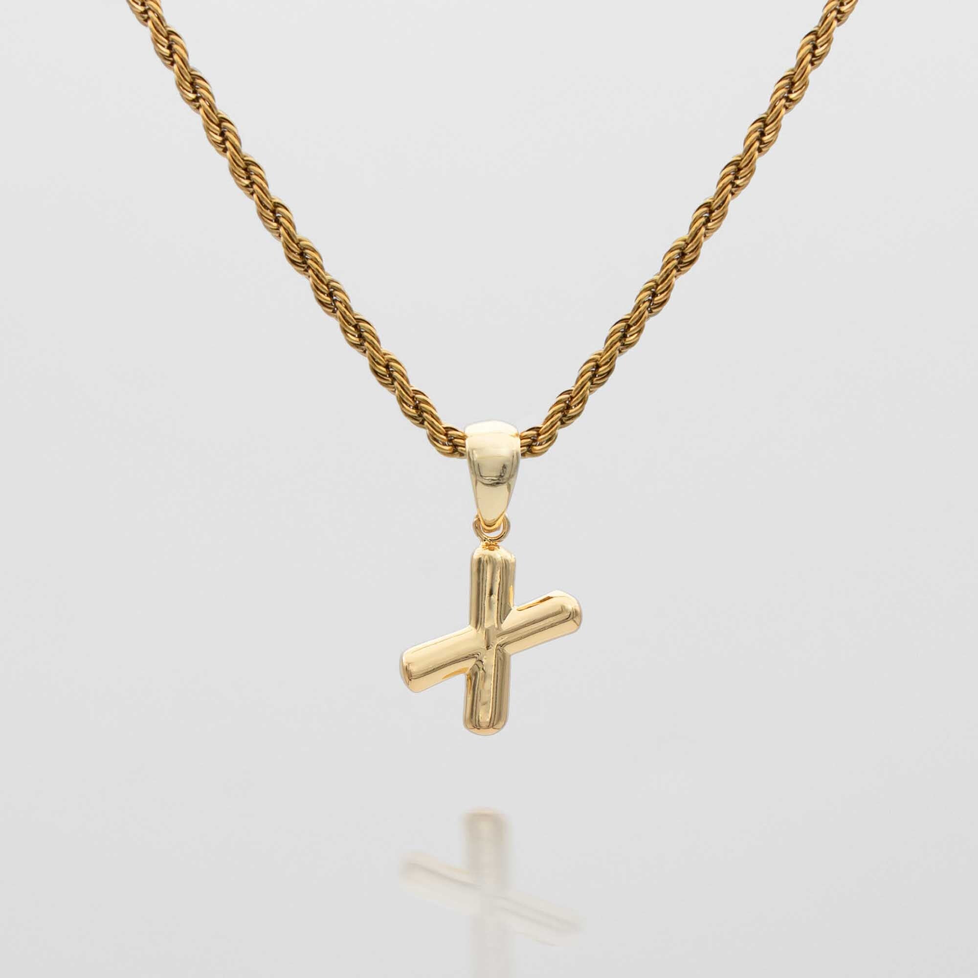 Mini Bubble Initial Necklace