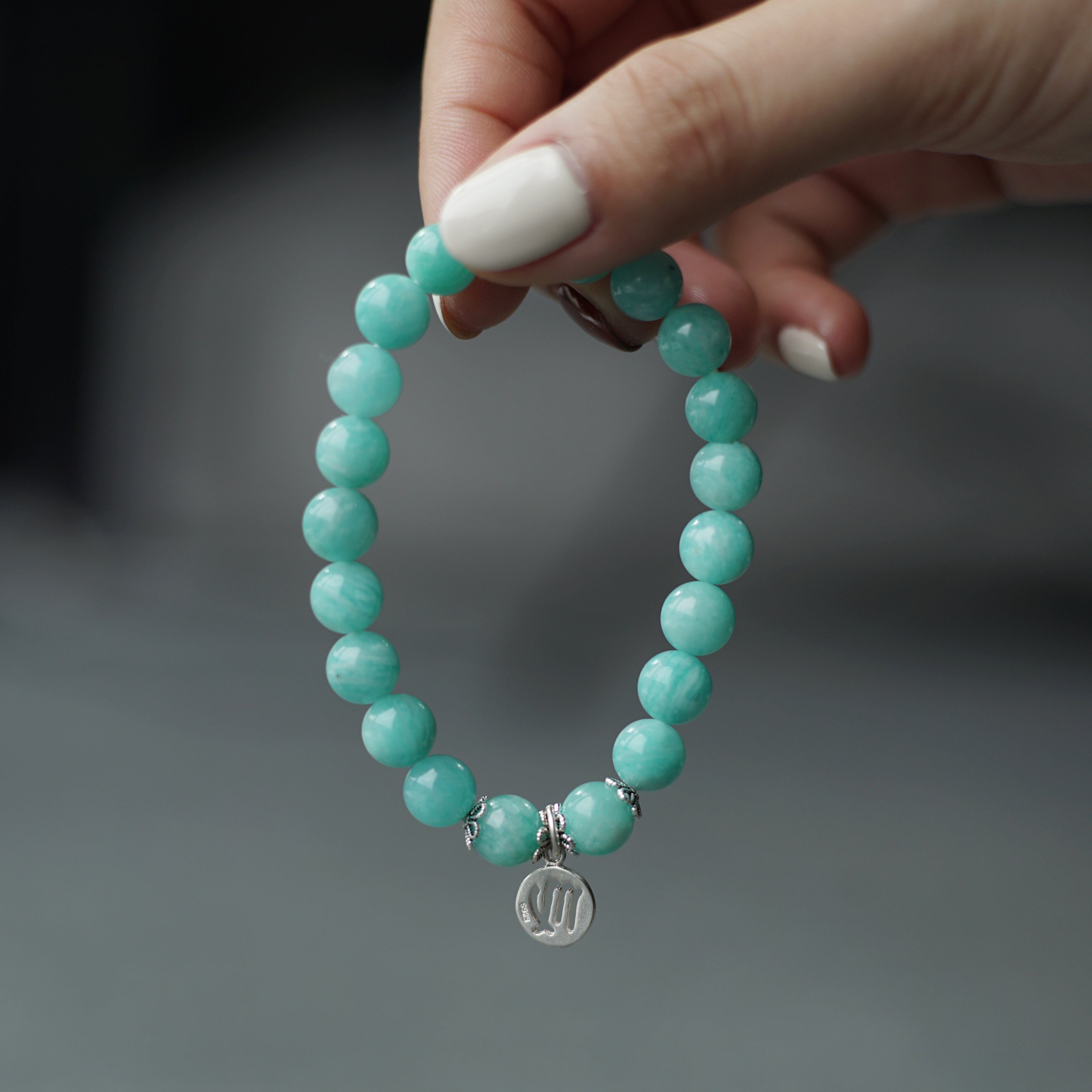 Virgo Zodiac Sign - Amazonite Gemstone Bracelet