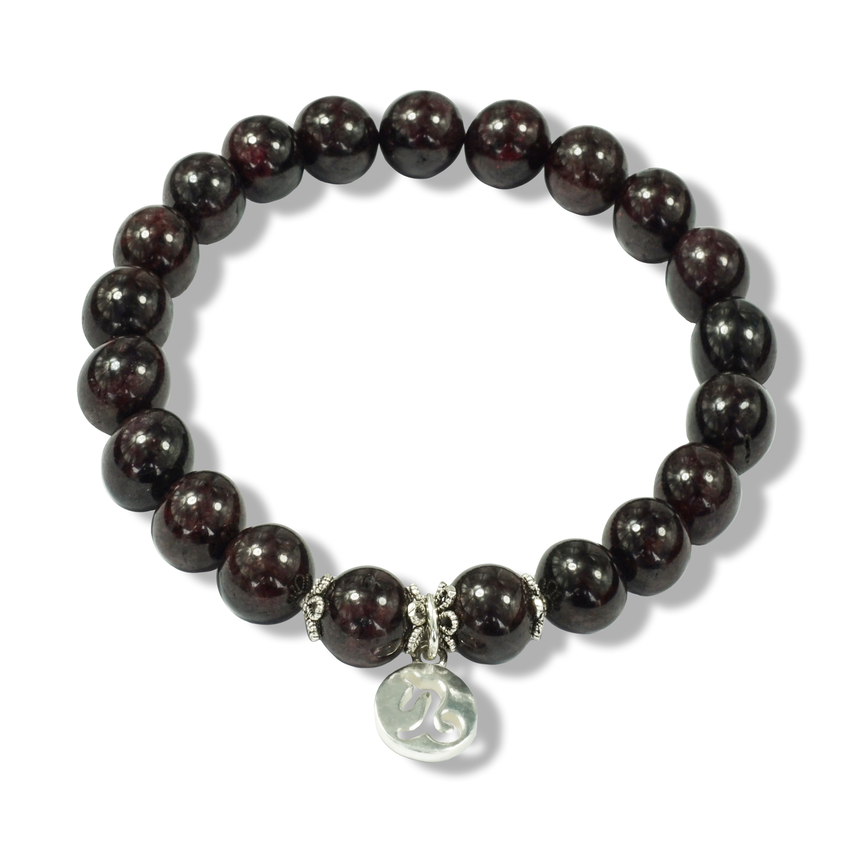 Capricorn Zodiac Sign - Garnet Gemstone Bracelet