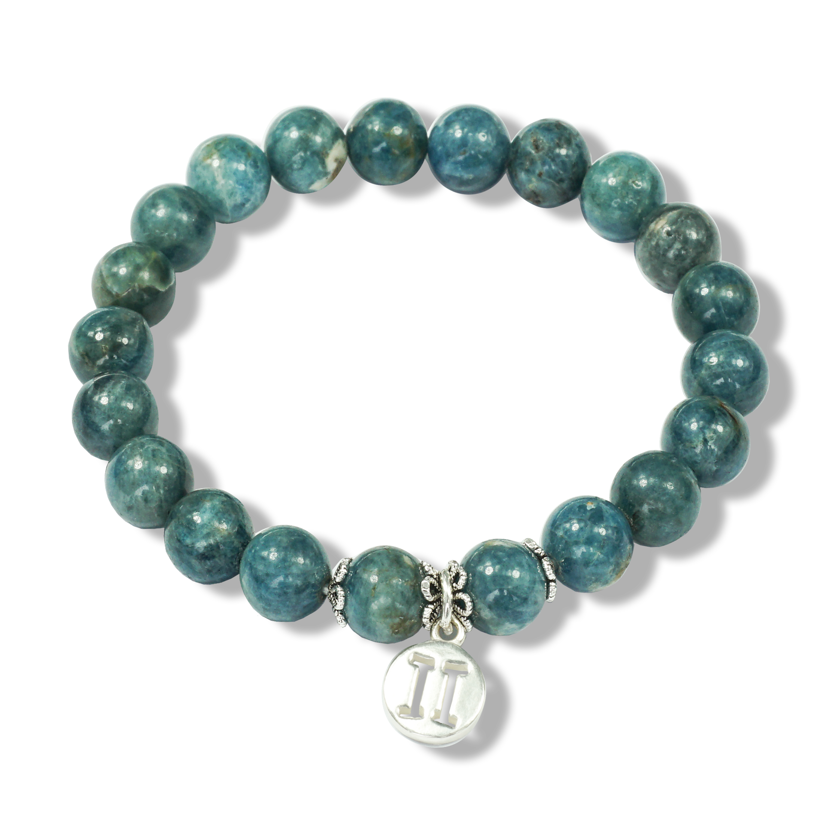 Gemini Zodiac Sign - Apatite Gemstone Bracelet