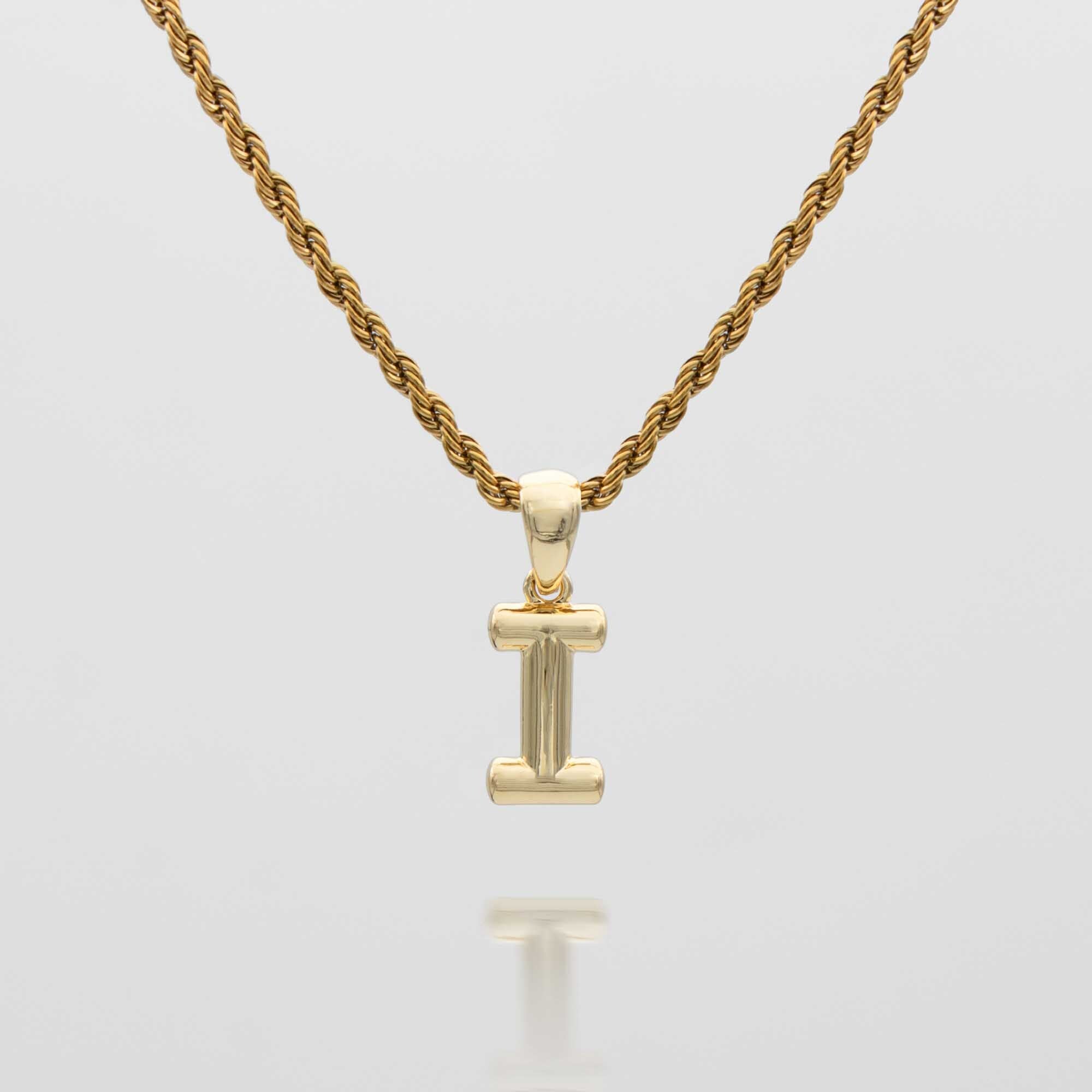 Mini Bubble Initial Necklace