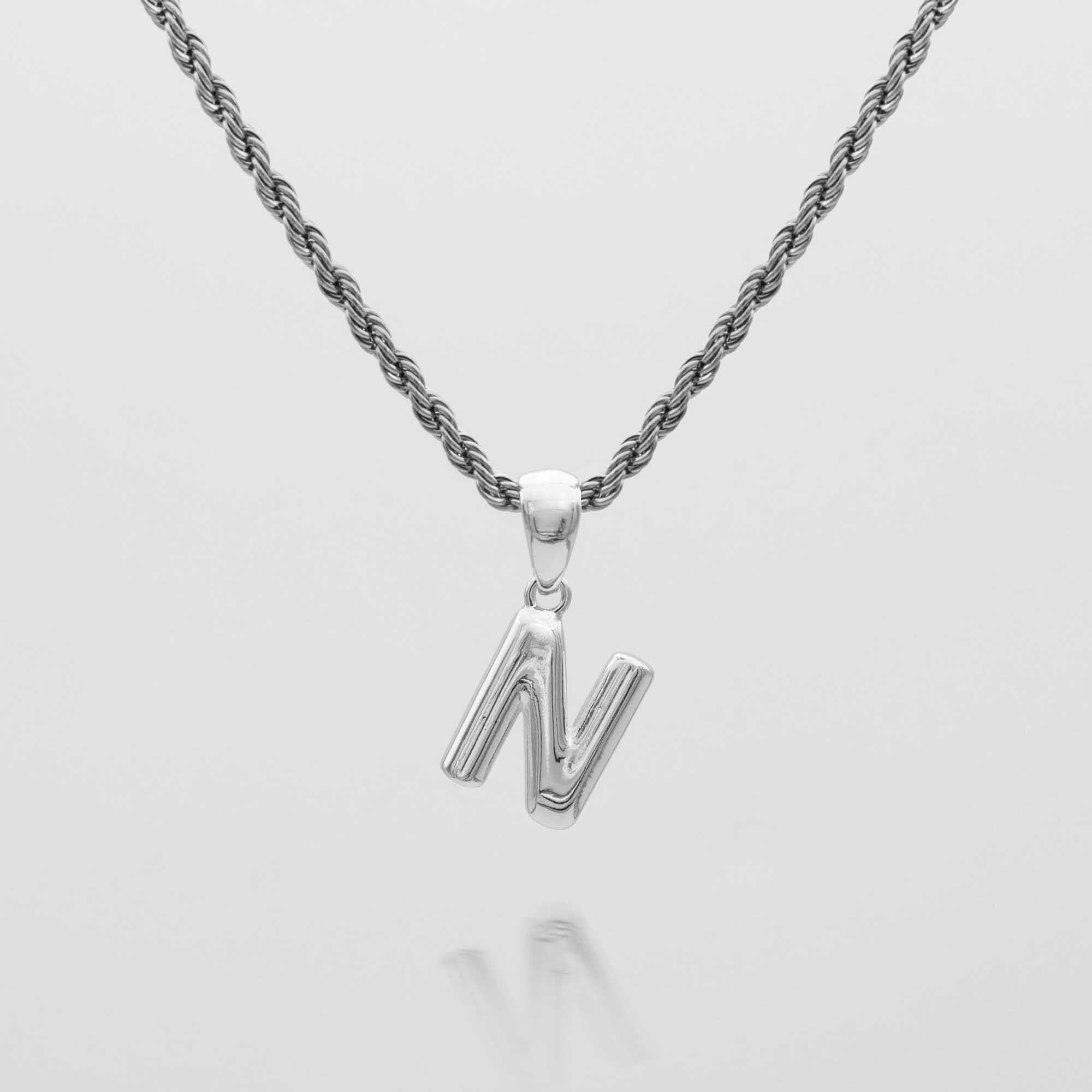 Mini Bubble Initial Necklace