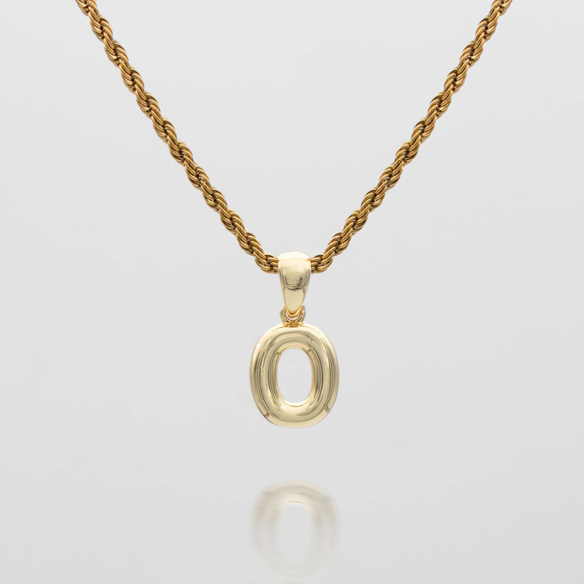 Mini Bubble Initial Necklace