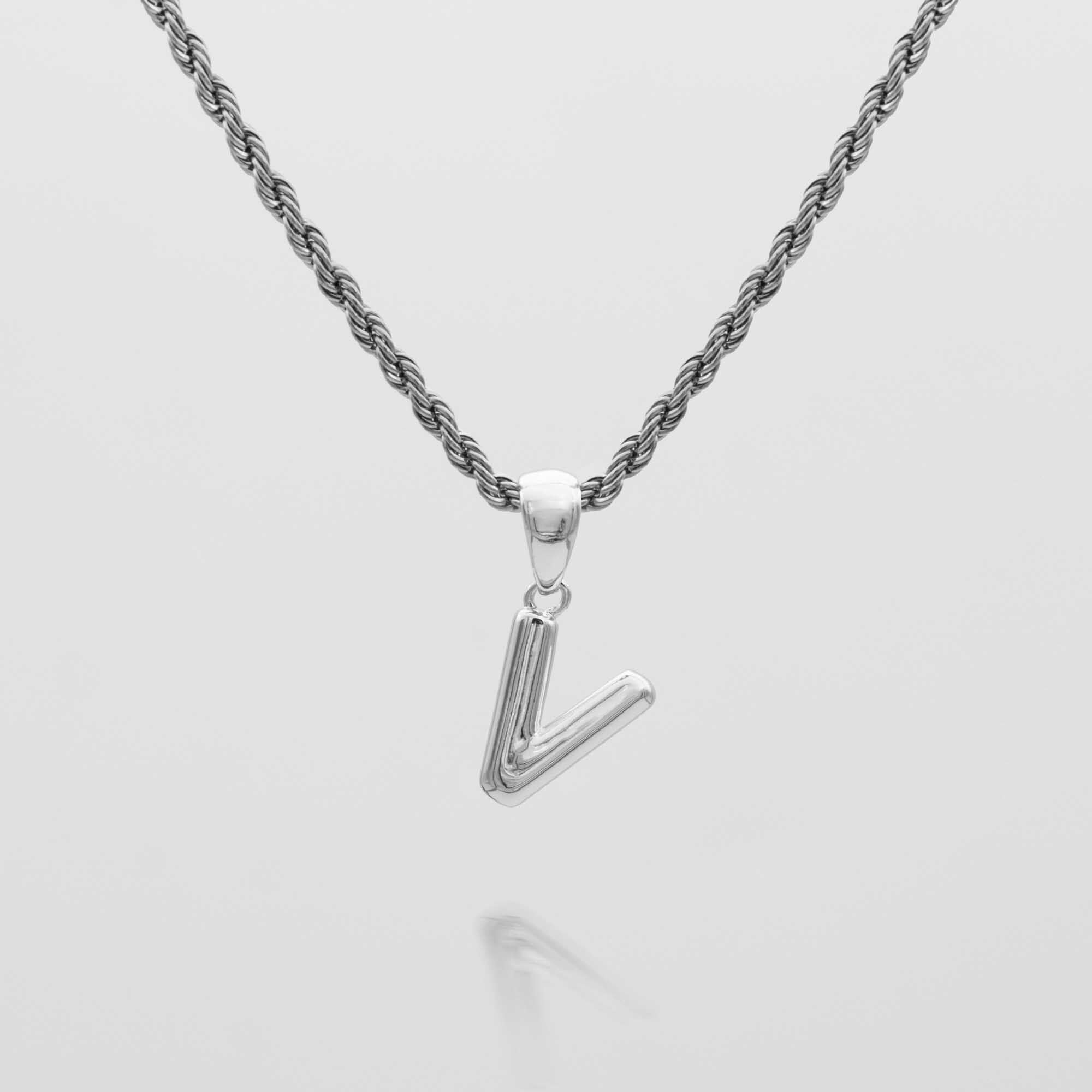 Mini Bubble Initial Necklace