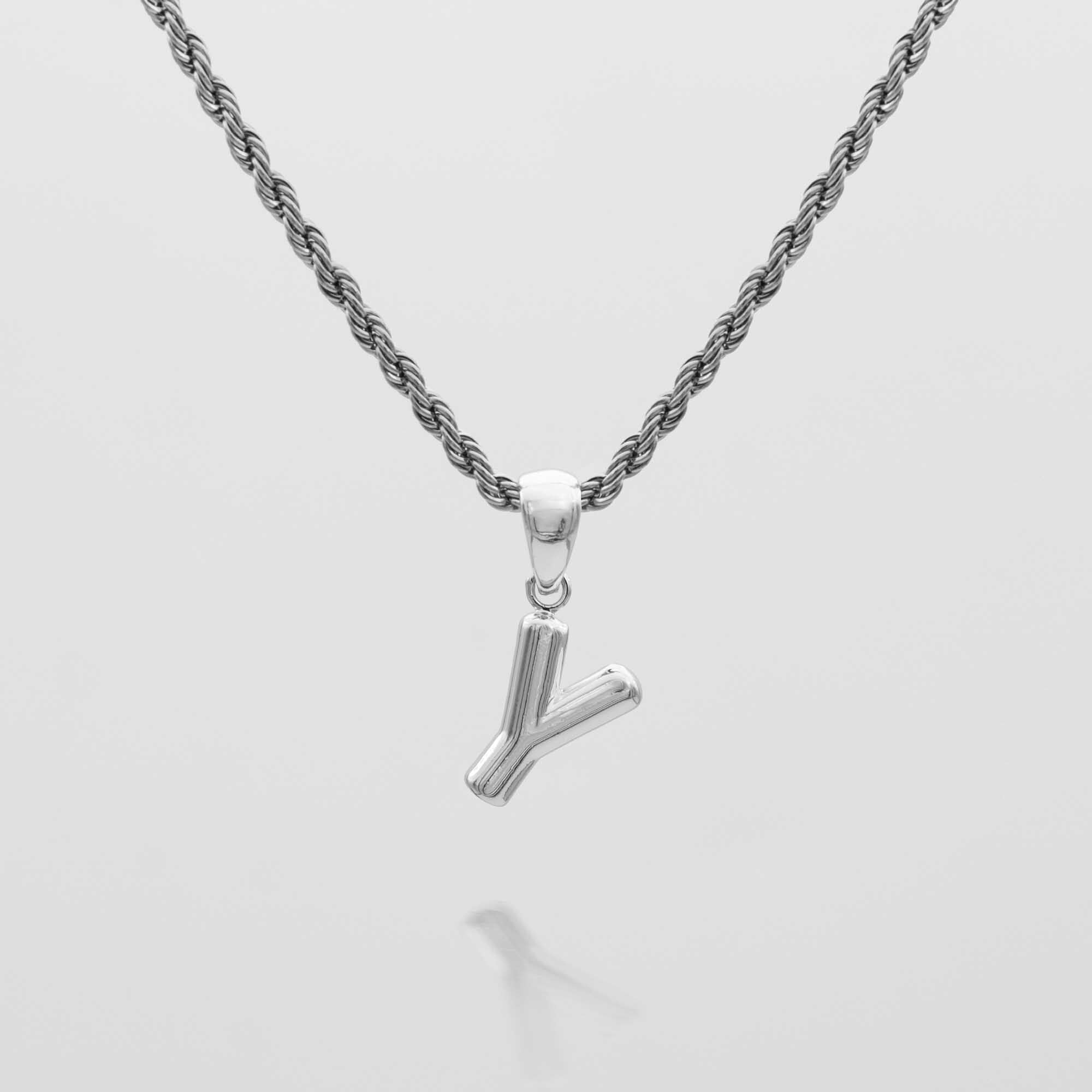 Mini Bubble Initial Necklace