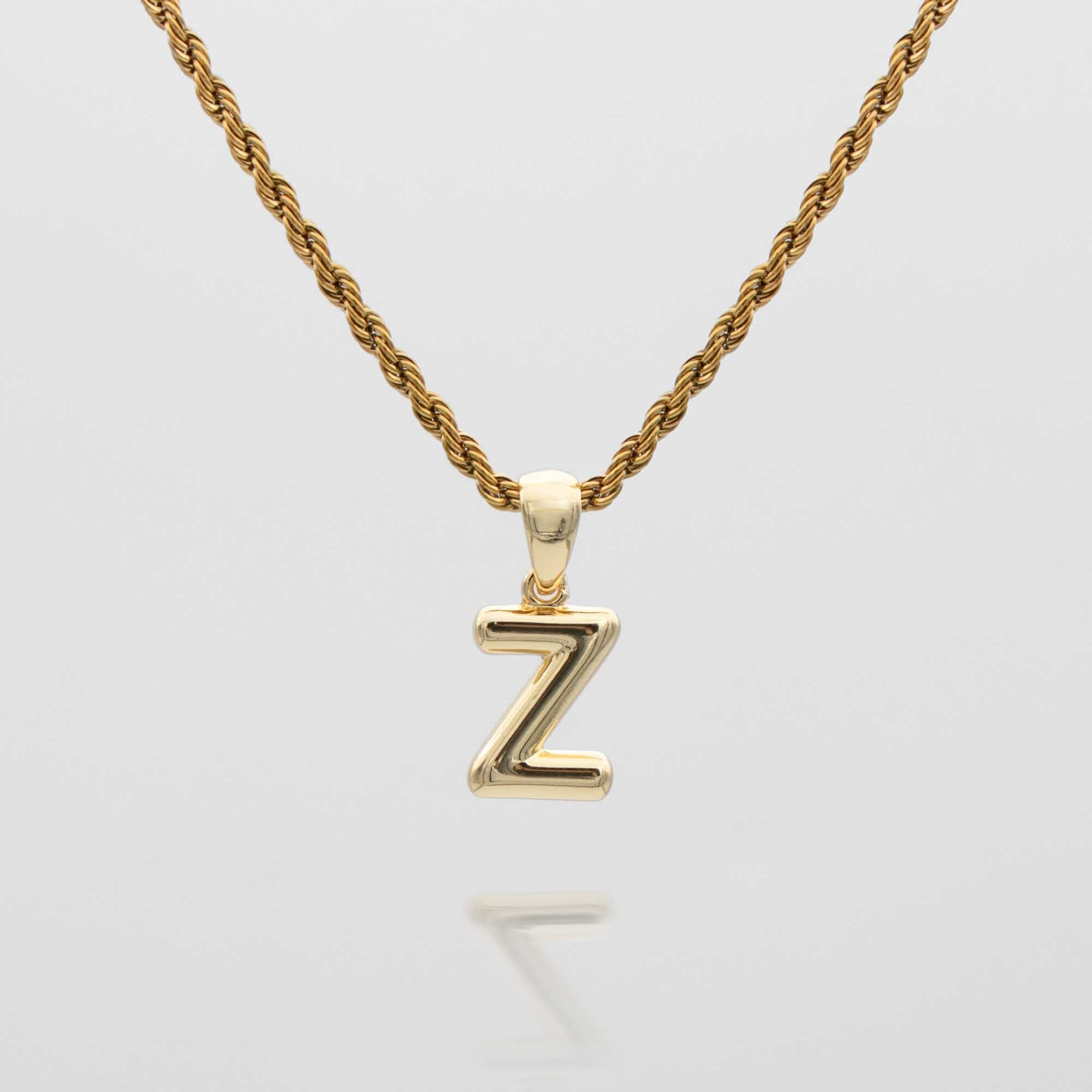 Mini Bubble Initial Necklace